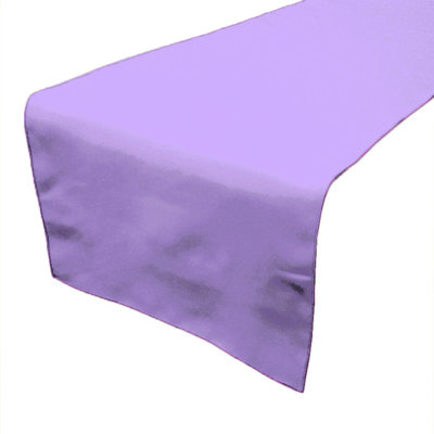 Chemin de table rectangulaire en polyester