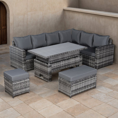 Andretta Garden Lounge Set with Cushions