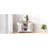 56 Inch Kitchen Island With Rubber Wood Veneer Drop Leaf, Power Outlet, 4 Door Shelves, Embossed Vertical Stripe Rolling Kitchen Cart On 4 Wheels With 6 Deep Drawers For Kitchen, Dining Room,White-788862768