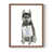 Cadre photo brun simple est en rupture de stock