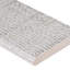 Tektile Lineart 24" x 3" Porcelain Bullnose Tile Trim in Gray-98840495