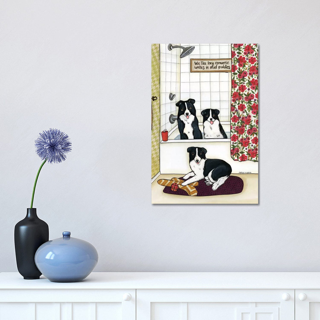 Mud Puddles by Jamie Morath - Print on Canvas