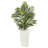 39in. Areca Artificial Palm in White Square Planter