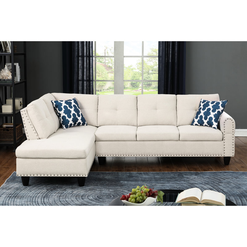 97.99 " Faux Leather Sectional
