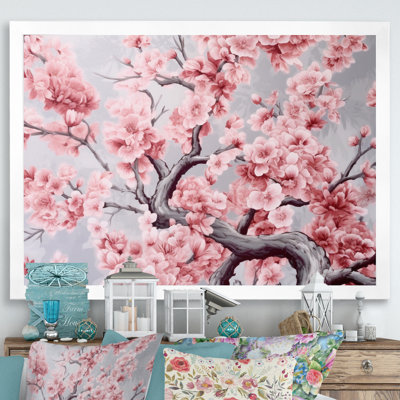 «Cherry Blossum Flower Whispers V», reproduction sur toile