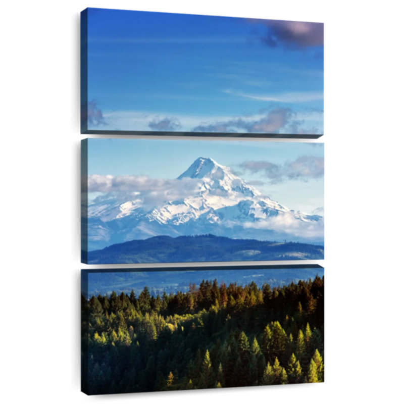 Mount Hood First Bright, 38" H x 24" W