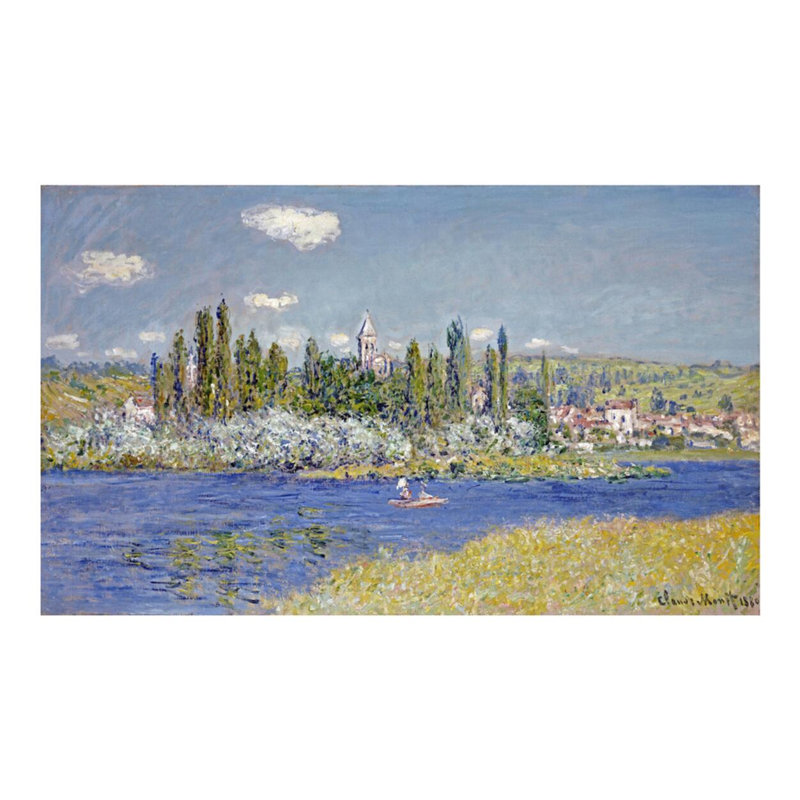 «Vetheuil» par Pierre-Auguste Renoir - Estampe numérique, H 16 po x l 20 po