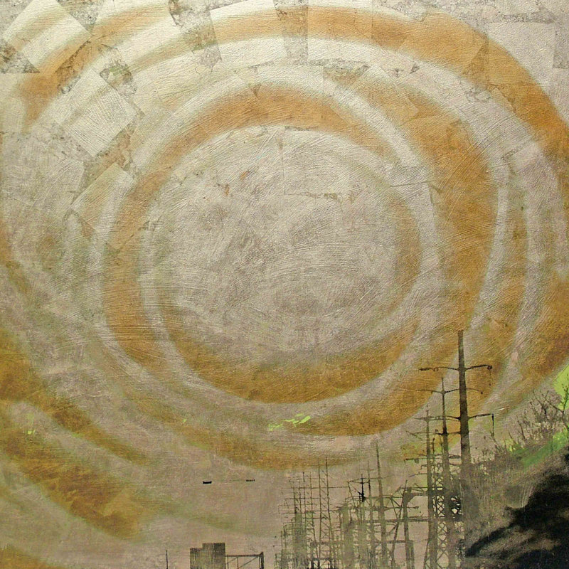 Spire by Tracy Silva Barbosa - Wrapped Canvas Painting, 45cm H x 45cm W