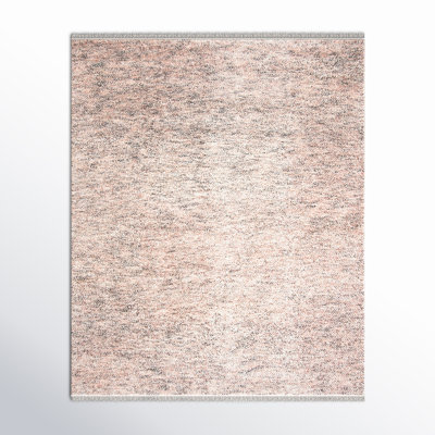 Wyly Beige Gray Hand-Knotted Wool Rug