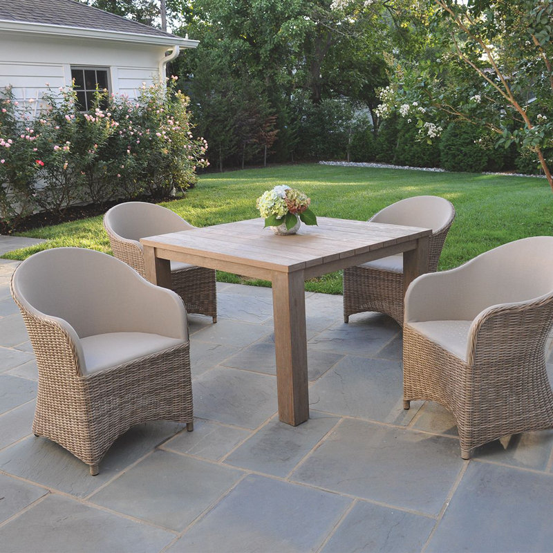 Milano Patio Dining Chair, Gray