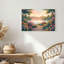 Art mural sur toile Gallery Wrap pour le salon, la chambre à coucher, le bureau ou le vestibule - décoration murale décorative avec chemin de jardin-129049633-129049635