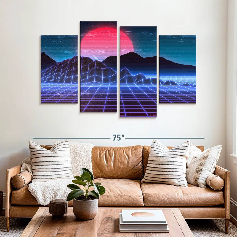 Kelan Digital Sunset, 42" H x 68" W