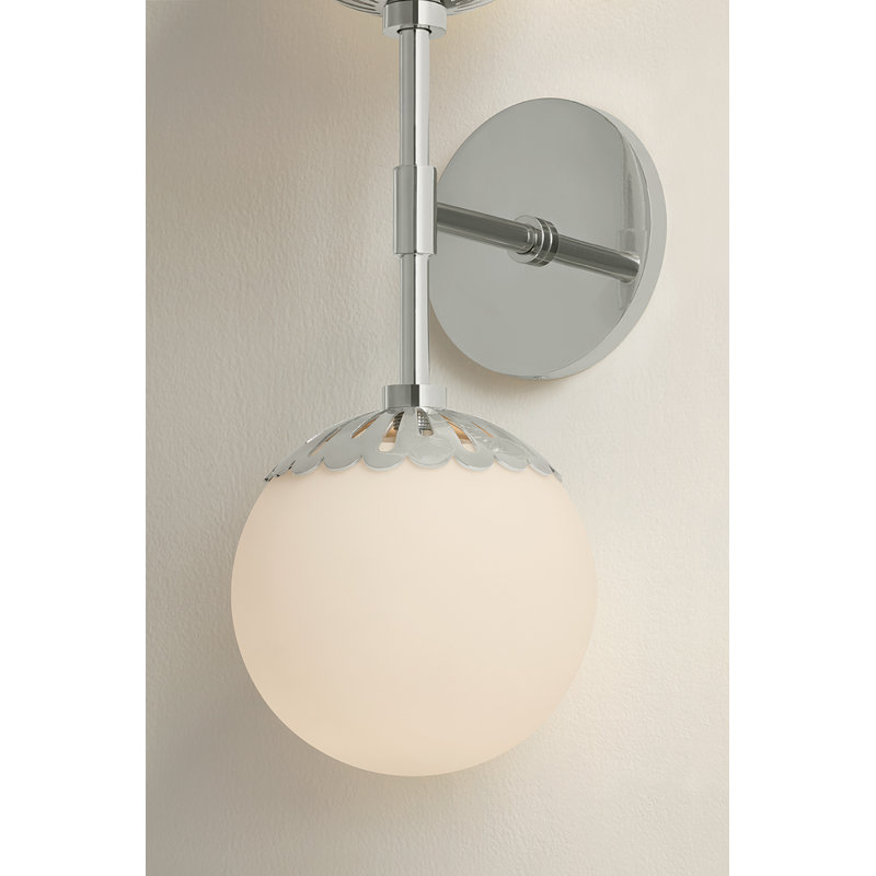 Paige Wall Sconce, Polished Nickel