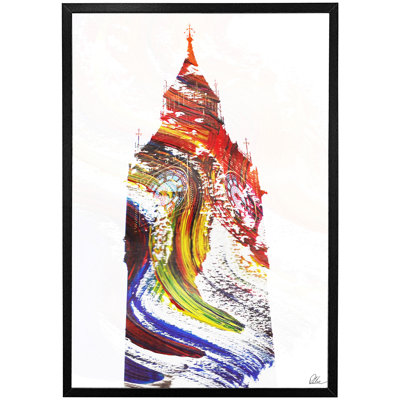Swirly Ben - Single Picture Frame Print