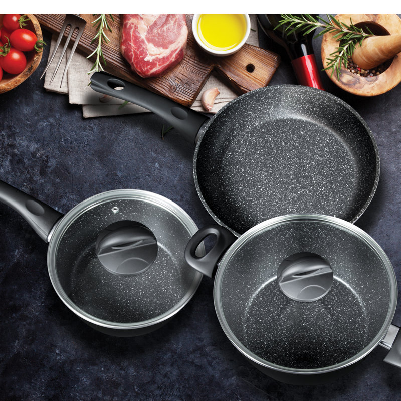 5 - Piece Non-Stick Aluminum Cookware Set
