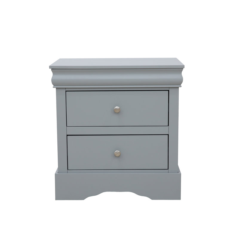 Louis Philip Nightstand, Gray
