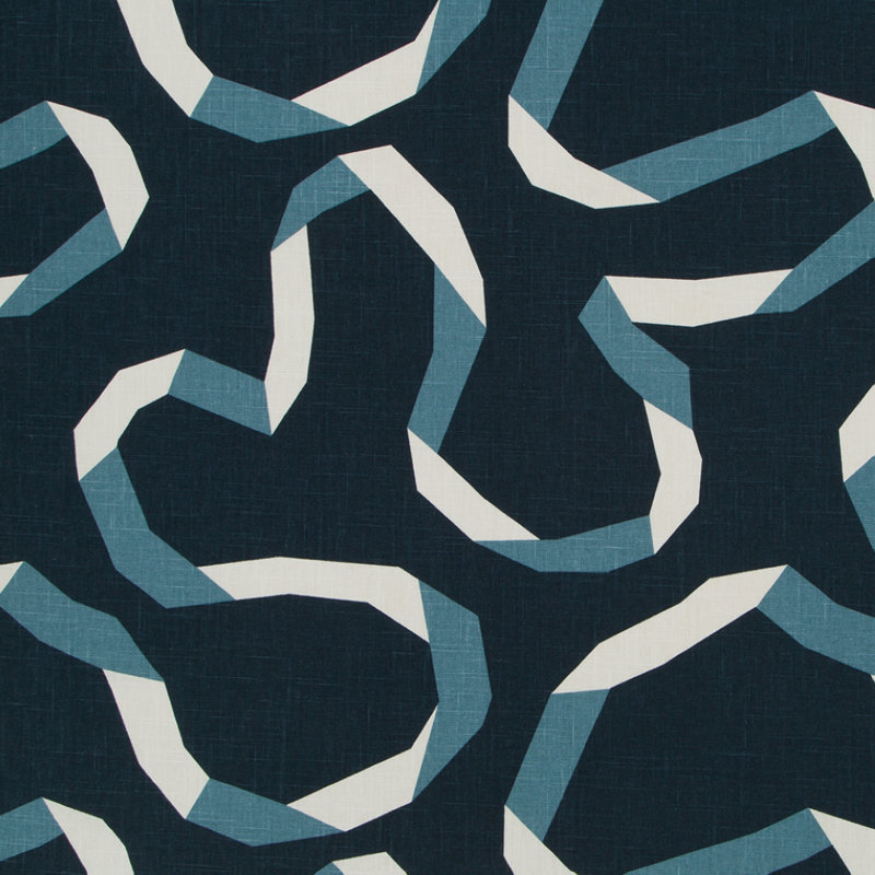 Dwellstudio Linen Blend Fabric, Admiral
