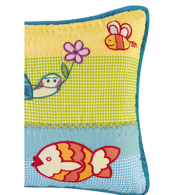 By the Pond Quilted Pillow