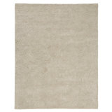 Labyrinth Abstract Area Rug in White/Ivory