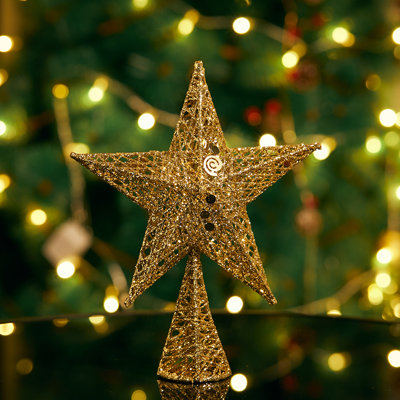 Metal Astrology & Stars Tree Topper