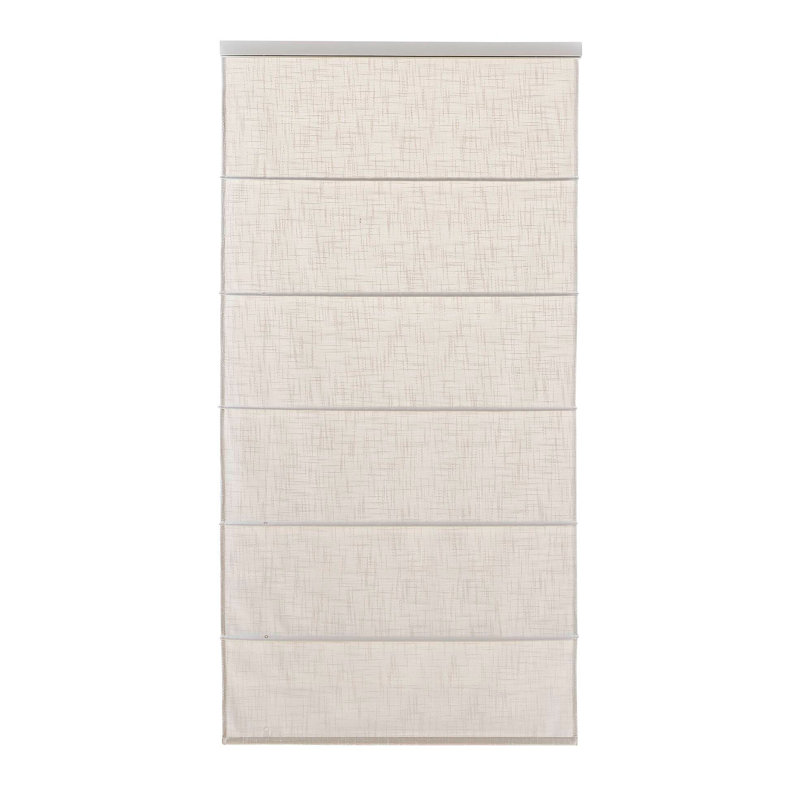 Store romain sans cordon 1 pièce obscurcissant, L 34 po x L 64 po