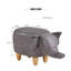 Gilmour 70cm Wide Novelty Solid Colour Ottoman