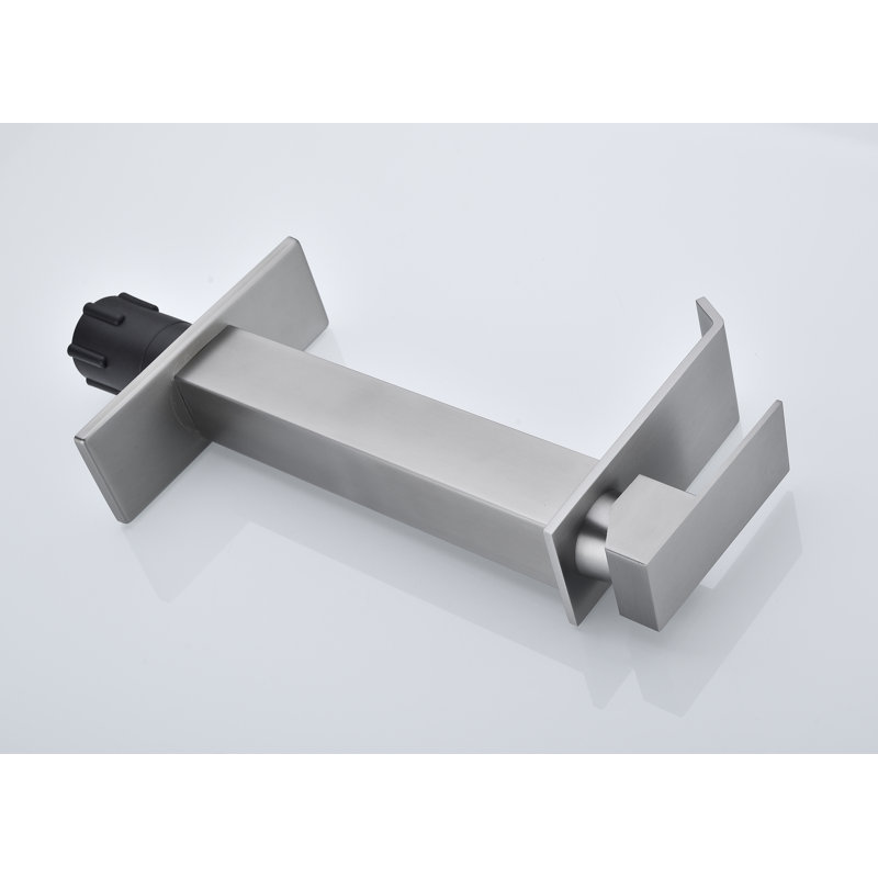 Robinet de lavabo de salle de bain Waterfall, poignée simple, avec bonde escamotable (sans trop-plein) | Idée de cadeau