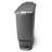 simplehuman 40 Liter / 10.6 Gallon Slim Kitchen Step Trash Can with Secure Slide Lock, Plastic-2381616