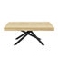 Extendable Metal Base Dining Table-546082257