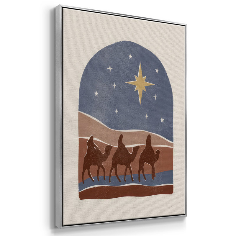 Boho Nativité II, H 25 po x l 17 po x P 1,5 po, Argent