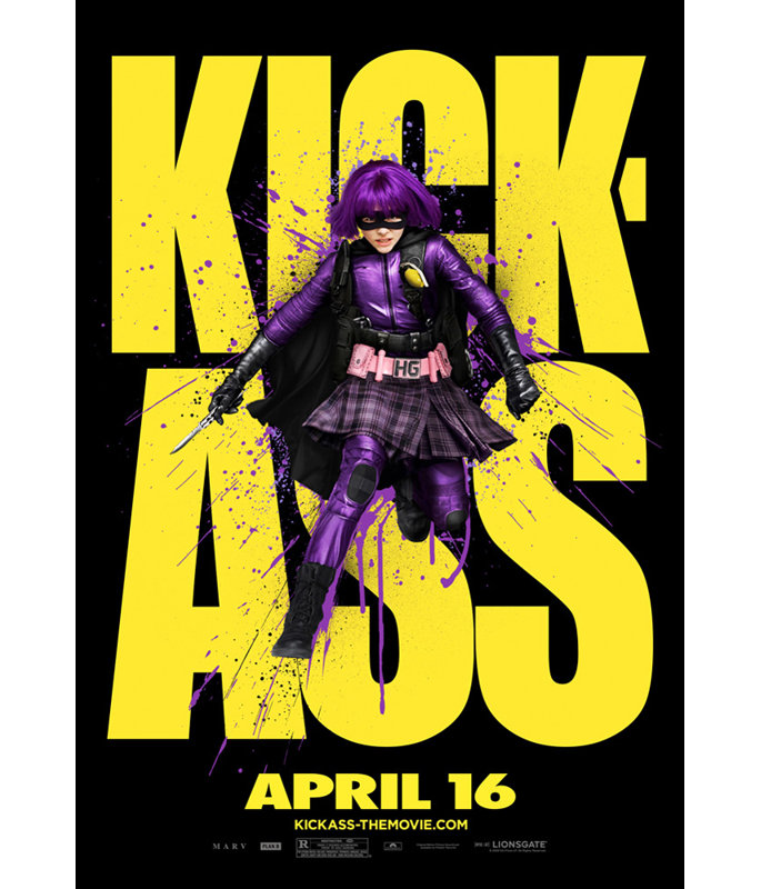 Kick Ass, H 18 po x l 12 po