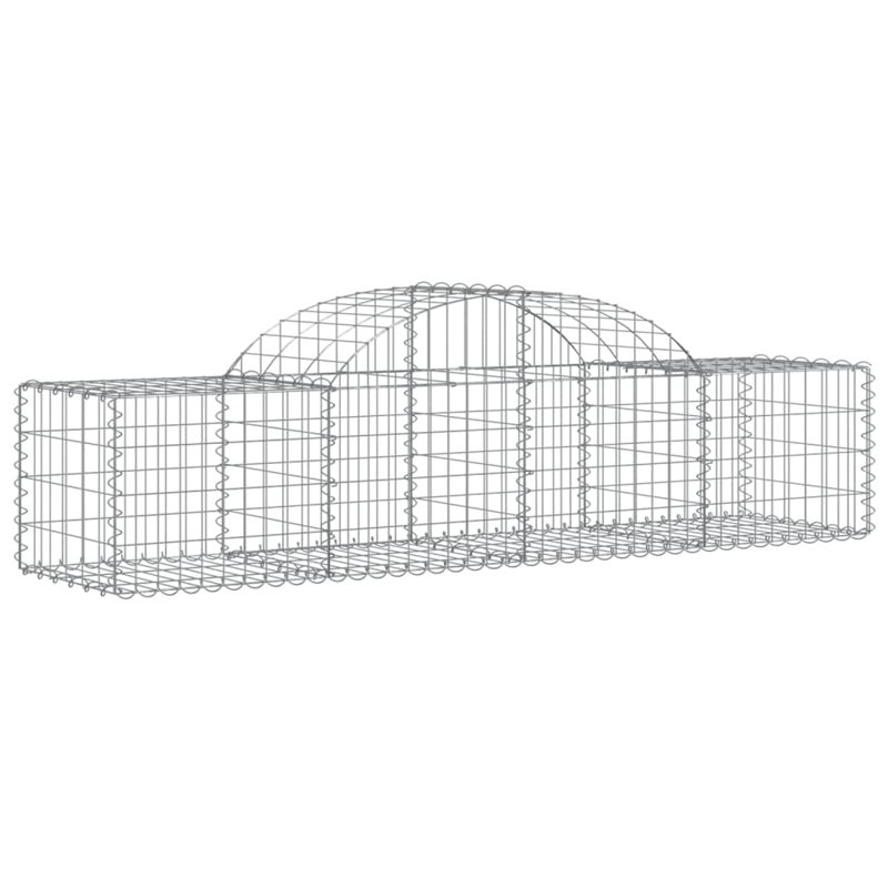 Briceida Silver Galvanised Iron, 60cm H x 200cm W x 50cm D