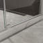 Porte de douche pivotante de 44 à 48 po x H 74 po, ouverte à l'extérieur, arrêt à 105 degrés, avec finition en verre trempé de 5/16 po-129885266