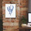 «Indigo Botanical 11» par Jean Plout, art mural sur toile-1619547581