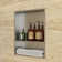 16"W x 21"H Stainless Steel Wall Niche Double Shelf Rectangular Recessed Shower Niche
