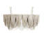 Medium Oval Leather Fringe Chandelier-1531697400
