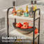 Rangement compact à 4 niveaux pour salle de bain, cuisine, chambre à coucher, bureau, couloir