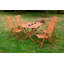 4 - Person Wood Patio Dining Set with