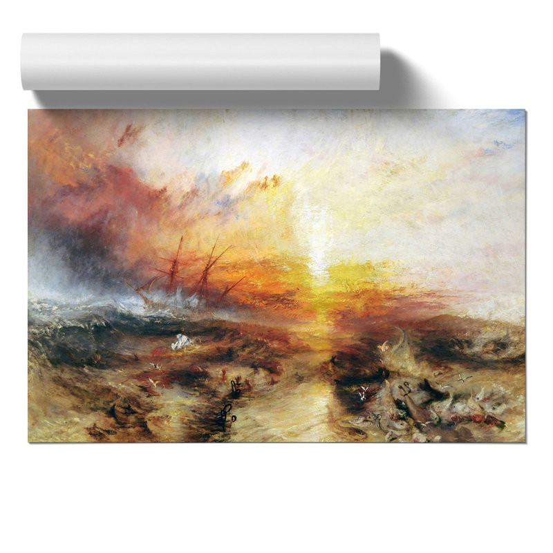 Typhoon Coming by Joseph Mallord William Turner - Unframed Painting, 42cm H x 59cm W x 0.1cm D