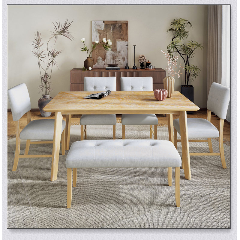 Banc capitonné rembourré, bancs de salle à manger modernes, bancs de salle à manger rembourrés en tissu pour une utilisation polyvalente