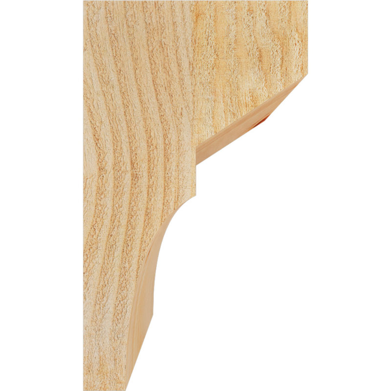 Corbeau Monterey, H 10 po x l 6 po x P 6 po, Sapin de Douglas, Sciage brut