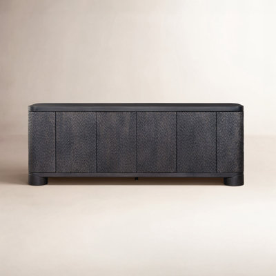 Cumbia Shevall Sideboard-Carved Black Mango