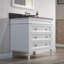Ensemble de meuble-lavabo de salle de bain simple avec miroir 37 po Briese-27091320