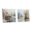 «Bicycle Charm In Winter», ensemble de 2 bicyclettes murales en acrylique-103920986