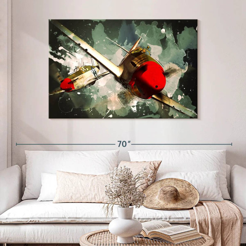 Mehar P-51 Mustang Airplanes, H 32 po x l 48 po