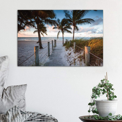 Beach Sunrise, Key West I by Matteo Colombo - Wrapped Canvas Print