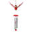 Exhart Large WindyWings Cardinal Wind Chime