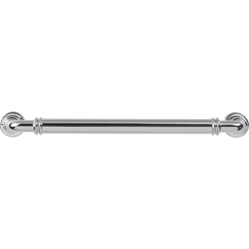 Cranford Appliance Pull, Polished Chrome, 12" Center to Center