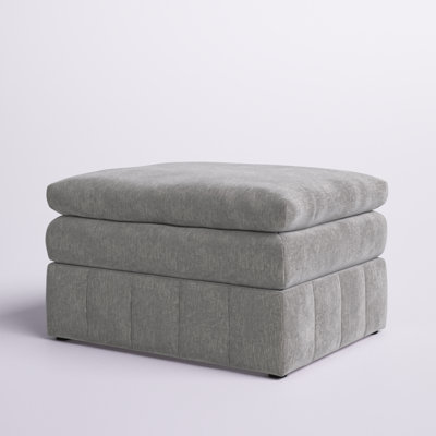 Seeram 26" Wide Square Standard Ottoman by Latitude Run
