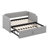 Twin Daybed With Pop Up Trundle,  Velvet Upholstered Extendable Day Bed Frame-652467681